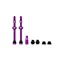 Muc-Off Tubeless Valve Kit 60mm in Purple